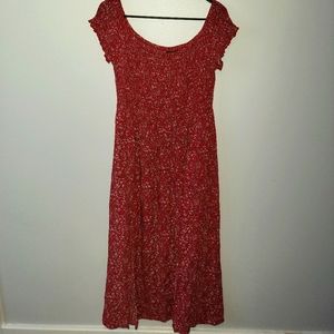 Shein 2XL off shoulder double slit dress